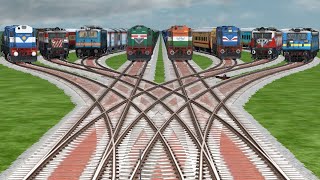 🎱Train running video//train simulator new update gameplay//railroad game