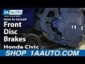 How to Replace Front Brakes 1990-2000 Honda Civic