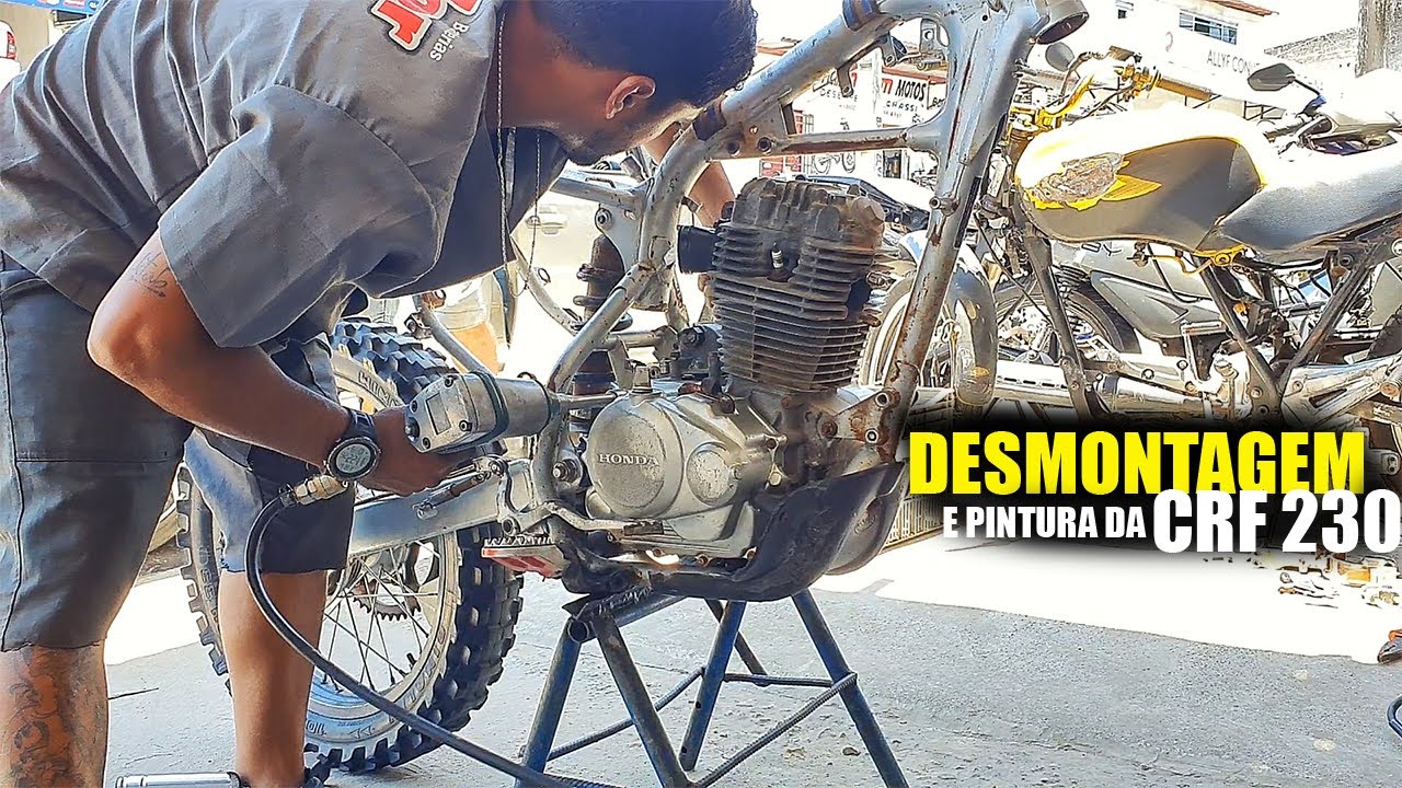 DESMONTAGEM E PINTURA DA CRF 230 2015
