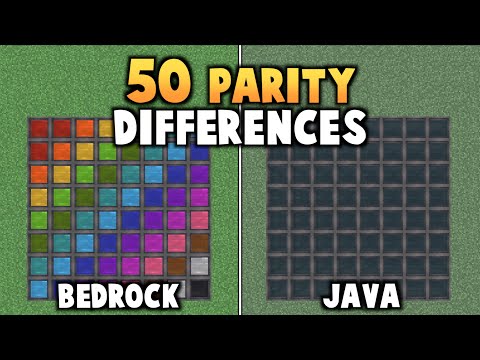 30 Minecraft Java vs Bedrock Differences 