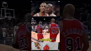 ​The GOAT and the Worm. 🐐🪱 #MichaelJordan #DennisRodman #90sBulls #MJ23 #Rodman91 #NBAHistory