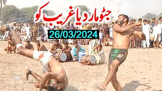 New Kabaddi Match | Javed Jatto Last Slap Is the Winning Point Big Kabaddi Match 26 March 2024