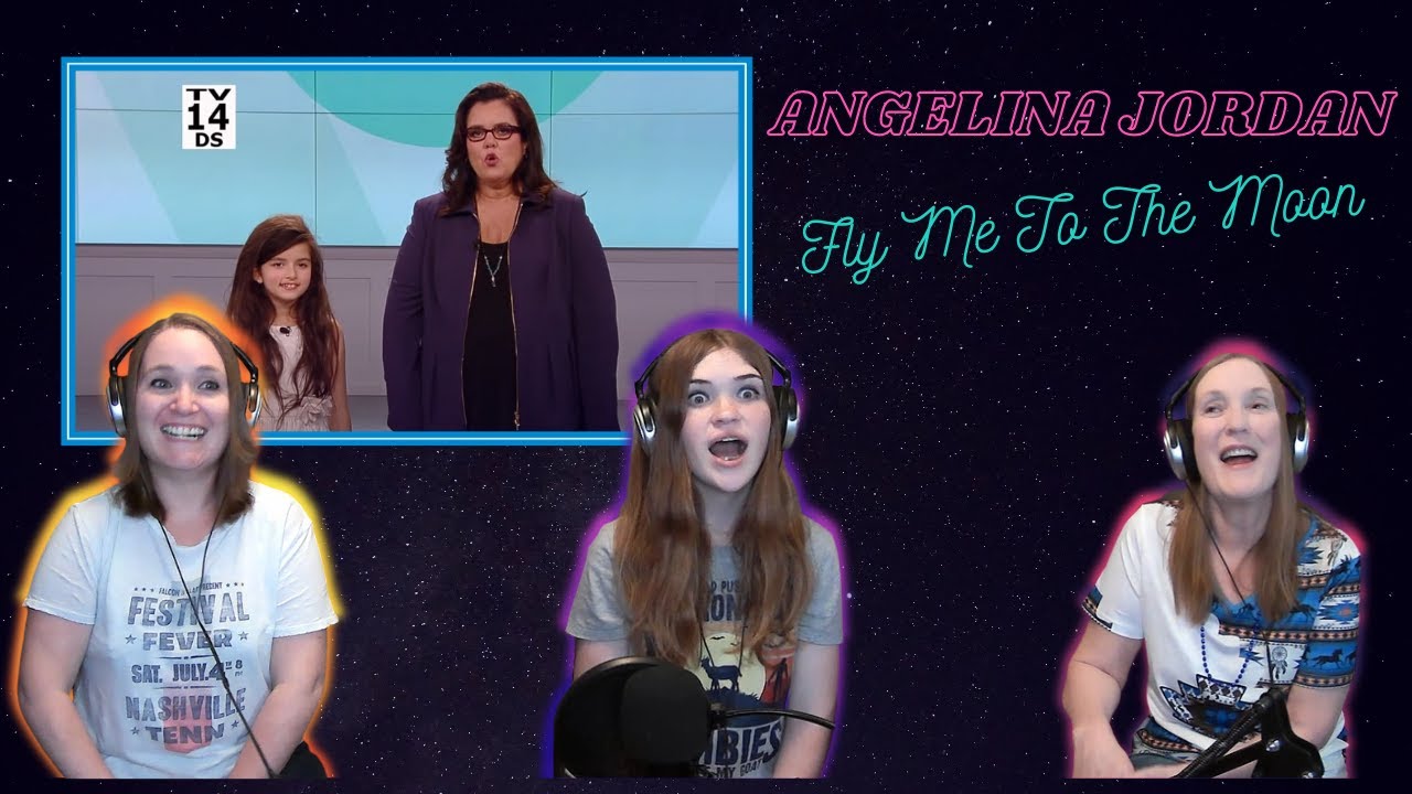 Донна впервые слышит | Реакция третьего поколения | Анджелина Джордан | «Унеси меня на Луну»