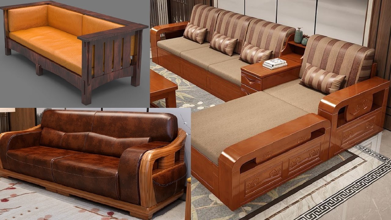Modern Wood Sofa Ideas - Youtube