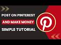 How to Post on Pinterest and Make Money