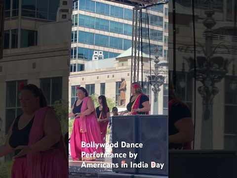 Beautiful dance performance by Americans in INDIA Day!! #india #indiaday #bollywooddance