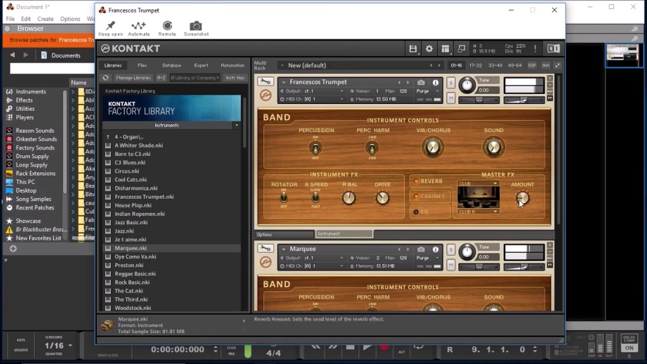 batchmod kontakt 5