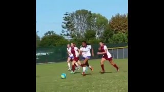 Zoe S. Uses Skilled Footwork On The Ball