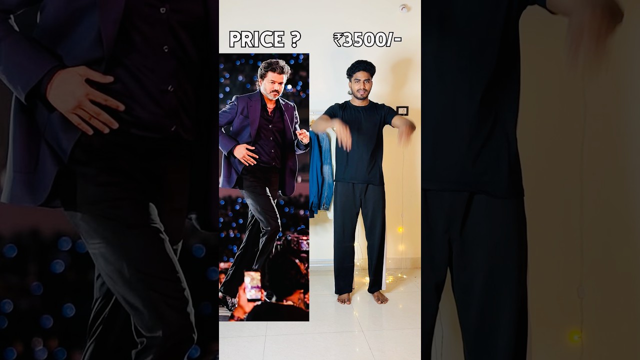 Thalapathy Outfit Recreation How’s final Look✅🔥
