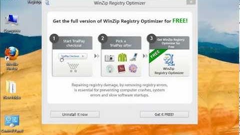 How to Remove WinZip Registry Optimizer