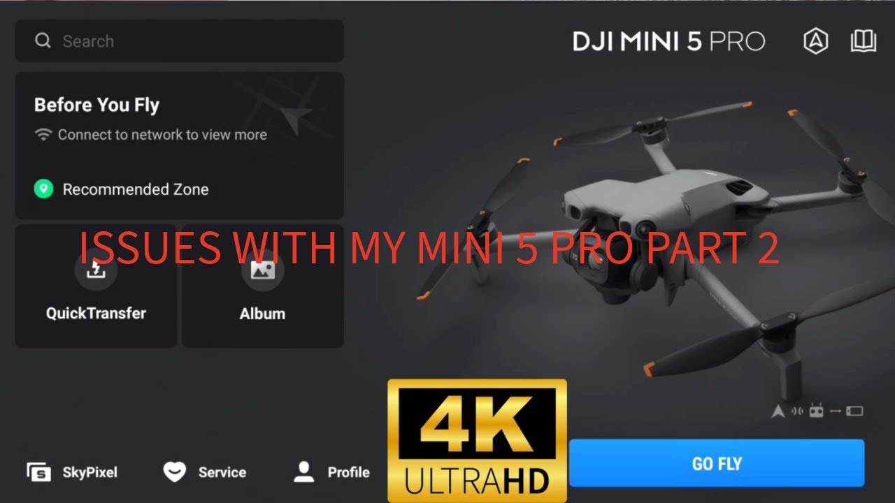 Issues With My Mini 5 Pro & Smart RTH 4K Part 2