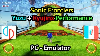 Testing Out Sonic Frontiers - Yuzu & Ryujinx Emulator | PC + NVIDIA FPS BOOST