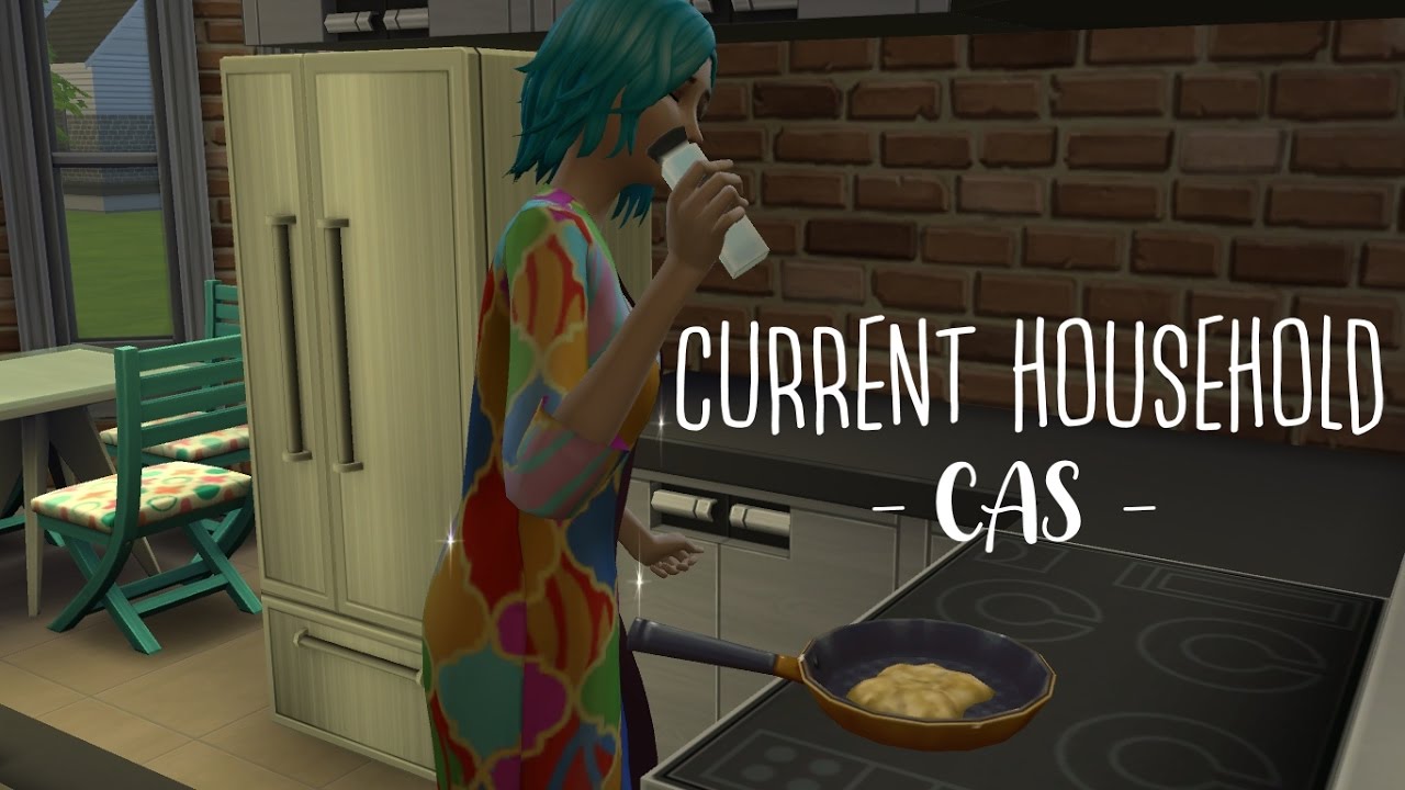 The Sims 4: CAS || Current HouseHold - YouTube