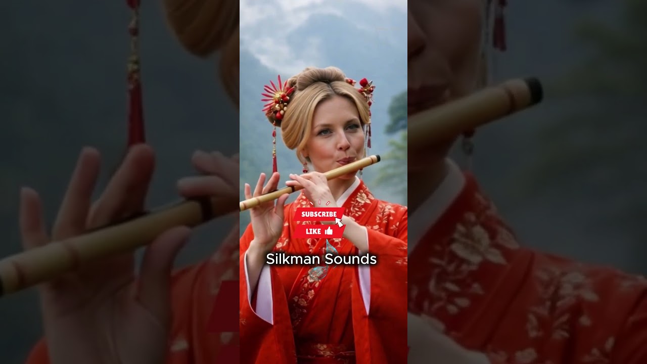 American Woman Plays Relaxing Tibetan Japanese  Meditation Sleep Music  