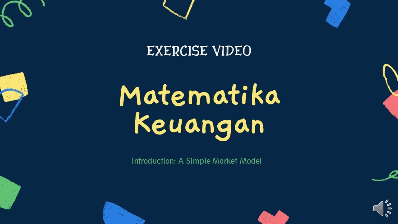 Introduction A Simple Market Model Mathematic For Finance Written
