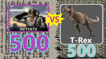 Initiates vs T-REX - Red Alert 2