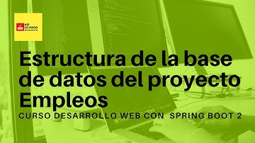 Desarrollo web con Spring Boot 2 & Spring Framework 5 -8/4 Estructura de la base de datos del proyec