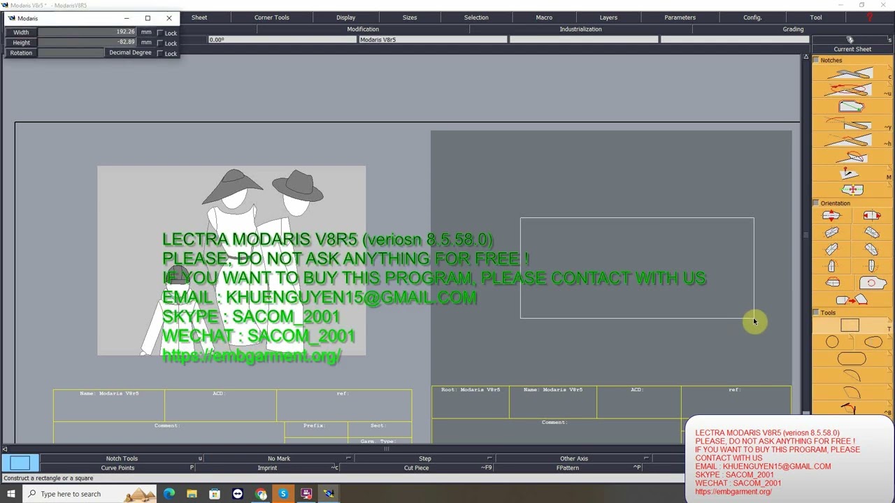 LECTRA MODARIS V8R5 (veriosn 8.5.58.0)