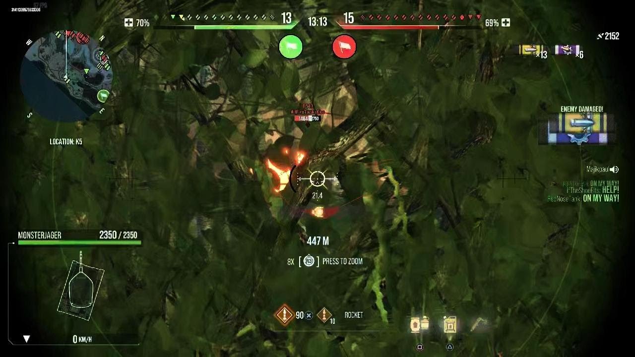 World of Tanks MONSTERJAGER MVP WITH IDLE TEAMPLAYERS