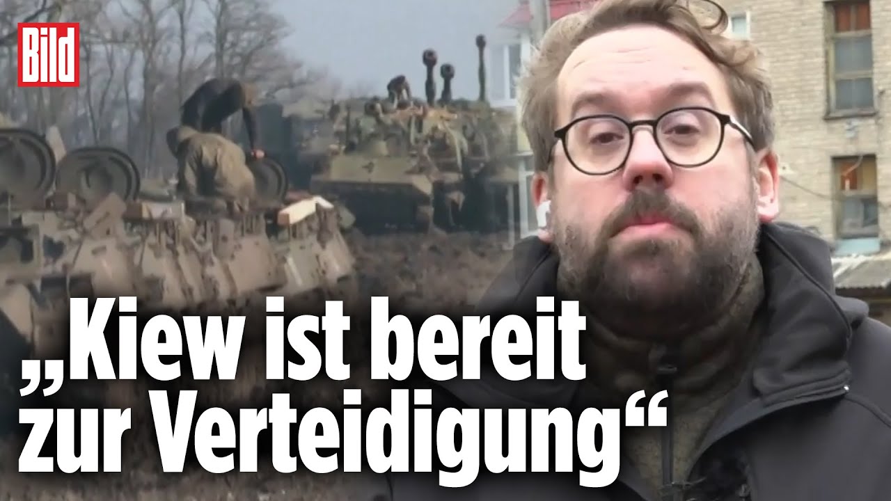 vor einem großen Krieg“ Paul Ronzheimer in der Ukraine BILD