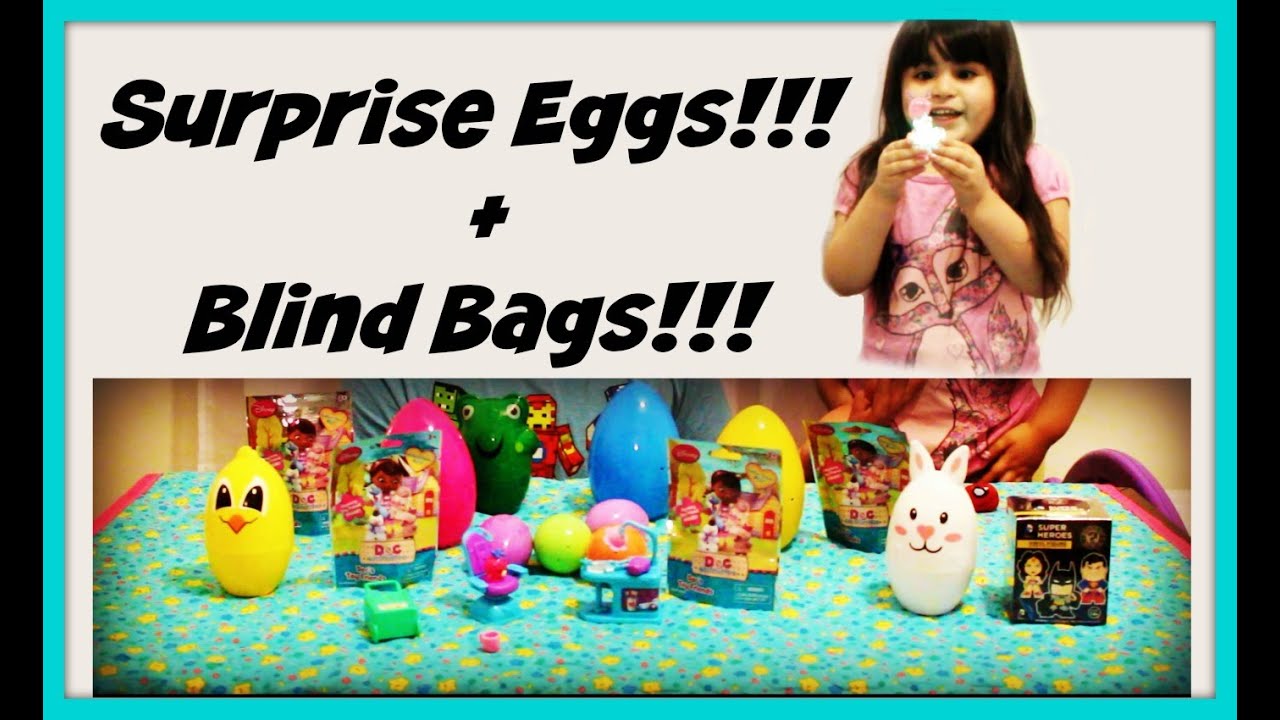 Surprise Eggs + Blind Bags!!!| Doc McStuffins, Peppa Pig, The Octonauts, Zelfs & MORE!!!