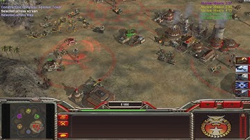 CHINA Nuke ( Shockwave Mod ) Command & Conquer Generals Zero Hour - Free-For--All HARD Gameplay