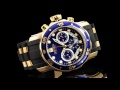 Invicta 6983 Pro Diver Scuba Blue Dial Chronograph Rubber Strap Watch