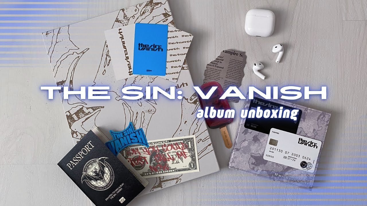 ✧ enhypen sin: vanish album unboxing 🔪 target exclusive versions