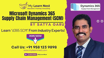 Microsoft Dynamics 365 Supply Chain Management Free Demo | Microsoft Dynamics 365 SCM Free Demo