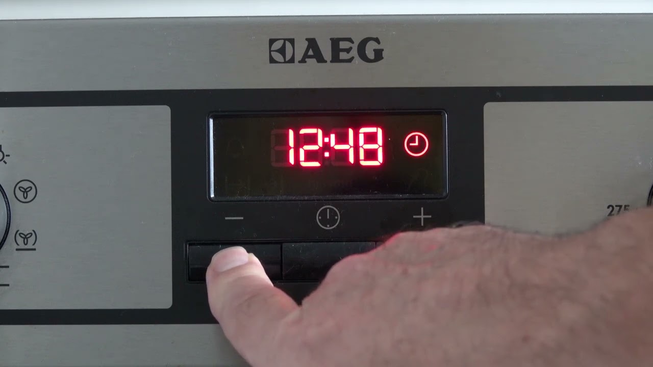 AEG Backofenuhr Einstellen Competence Set AEG Oven Timer AEG Backofenuhr Einstellen Competence Set AEG Oven Timer