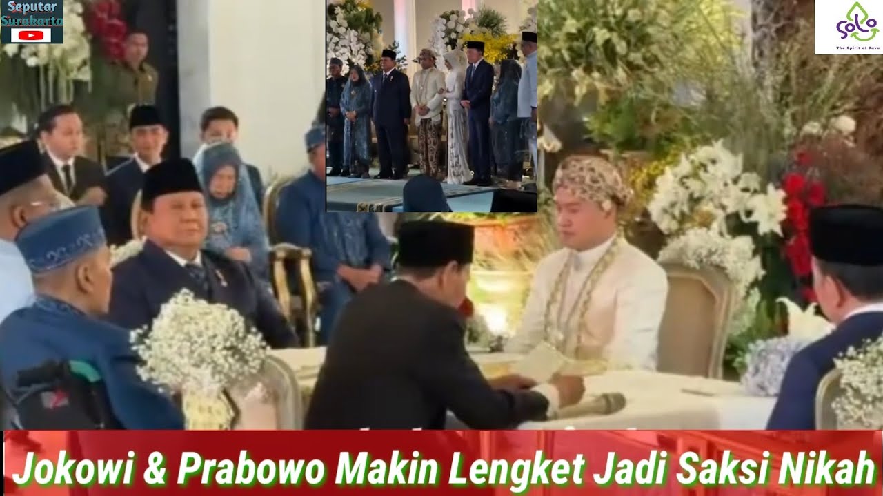 Jokowi Bertemu Besti Prabowo Lepas Kangen Malin Lengket, Jadi Saksi Akad Nikah Aspri Prabowo 