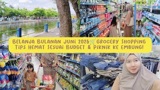 June 2026 Monthly Grocery Haul  Grocery Shopping  Budgetfriendly Tips U0026 Picnic At The Reservoir 