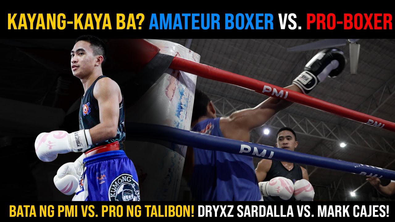AMATEUR BOXER vs. PRO-BOXER ! Batang PMI Fighter Dryxz Sardalla Vs. Professional Boxer Mark Cajes!