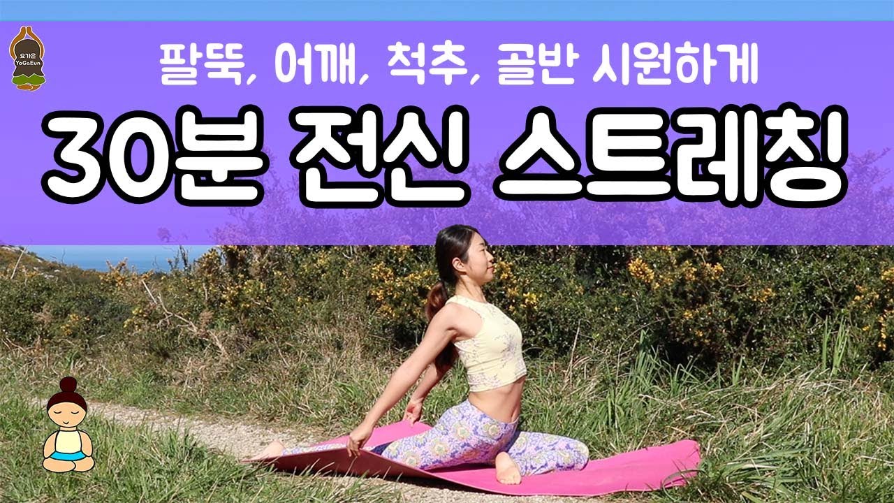 (요가은) 30분 전신 스트레칭 / 팔뚝, 어깨, 척추, 골반 시원하게 전신요가 /  30 min total body stretch