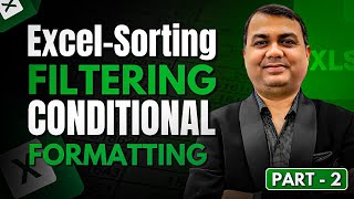 Sorting, Filtering & Conditional Formatting Explained | Complete Excel Course (Part 2) | 188