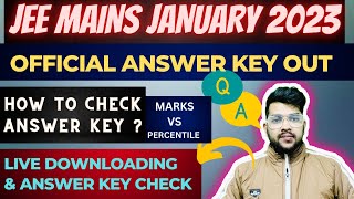 Jee Mains 2023 Official Answer Key Announced | Live Checking & Downloading #Results #jee2023 #cutoff