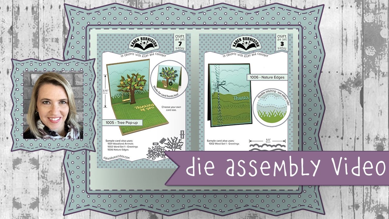 Karen Burniston Dies Carte Panier Tissé | Herazz - Boutique de Scrapbooking