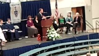 Class of 2013 Freeman High Convocation- Malik's solo