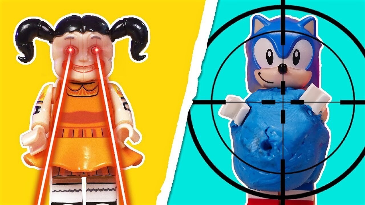 Sonic vs Every SQUID GAME Uitdaging.