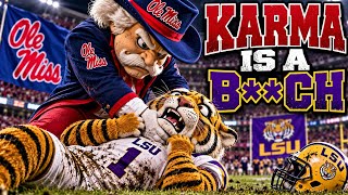 LSU continues to look like the biggest clowns in college football...DAMN GOOD JOB OLE MISS!!