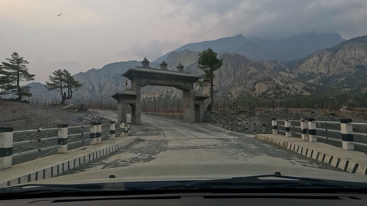 MANANG, Nepal - Driving Tour in 4K 2025