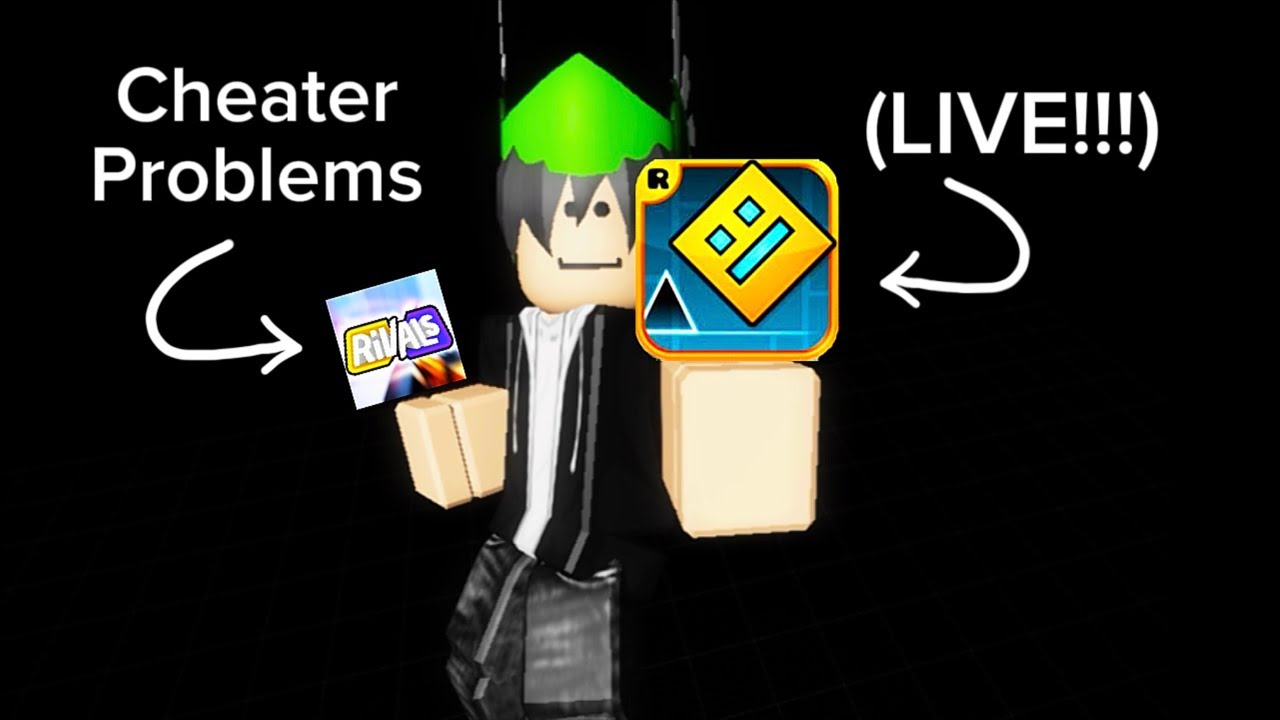 Geometry Dash stream again cuz Rivals Problem (LIVE!!!) - YouTube