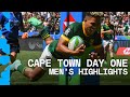 UNMISSABLE rugby in South Africa! | Cape Town HSBC SVNS Day One Men&#39;s Highlights