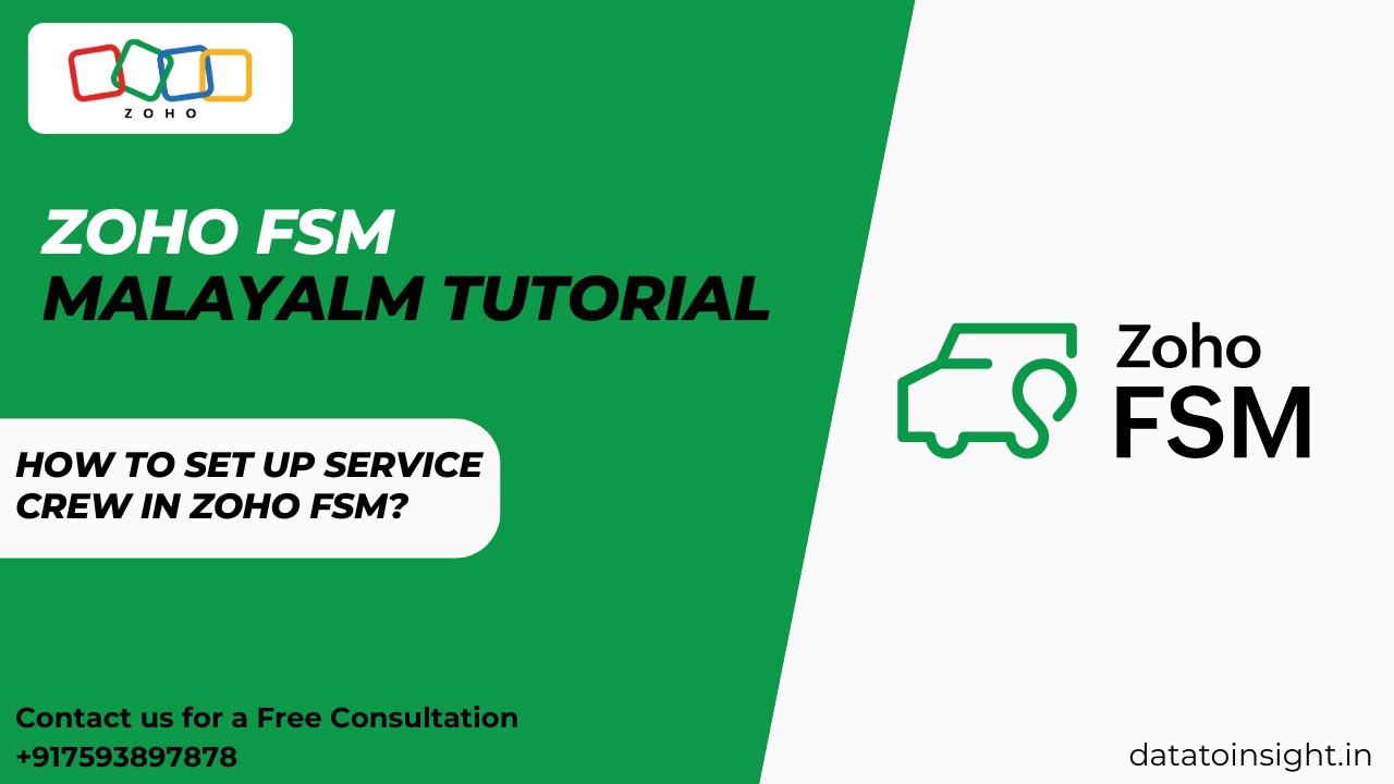 How to Set Up Service Crew in Zoho FSM | Step-by-Step Tutorial 