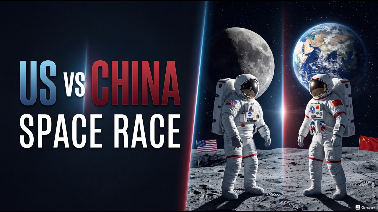 USA vs China Moon Mission | The New Space Race Is ON | Moon Base ...