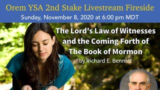 Orem YSA Stake Livestream Fireside - Sunday, November 8, 2020 at 06:00 pm