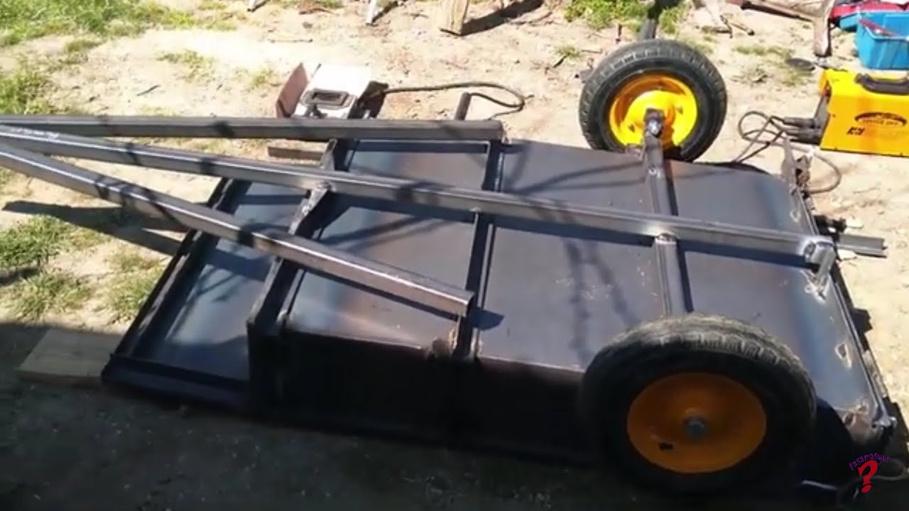 Çapa makinesi römork yapımı - hoe machine trailer construction - YouTube