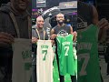 When 7️⃣ met 7️⃣ #celtics #nba #shorts