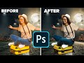 How to perfectly match colors in Photoshop when combining photos.