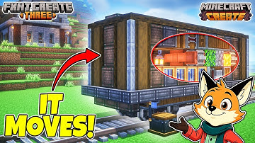 This Iron Farm Can Drive Away - Minecraft Create Mod